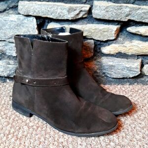 Franco Sarto short leather boots sz 8.5